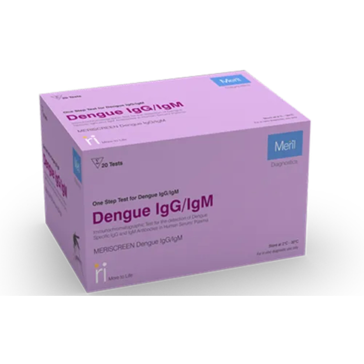 Meril Meriscreen Dengue IGG/IGM AB Rapid Test Kit