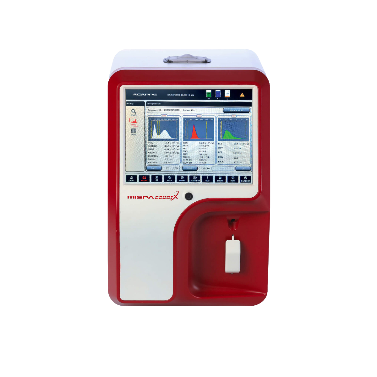 Agappe   mispa  count X 3- part Hematology Analyzer