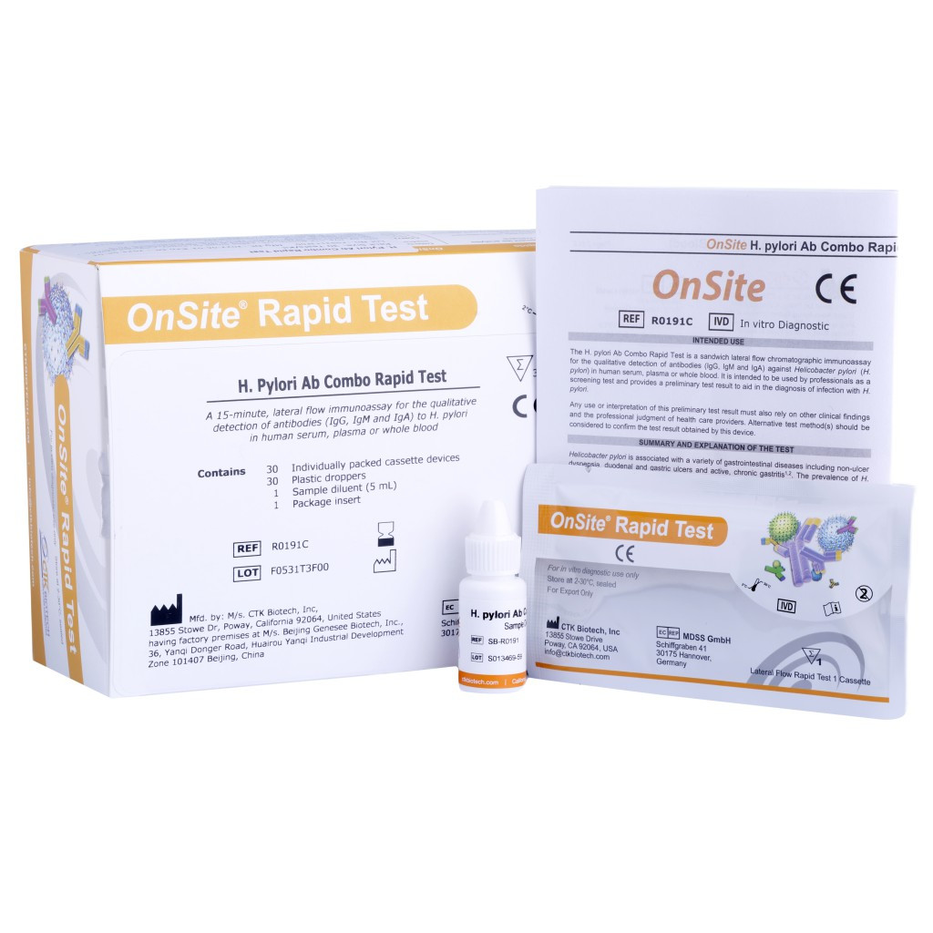 Trustline H. pylori Ab Combo Rapid Test