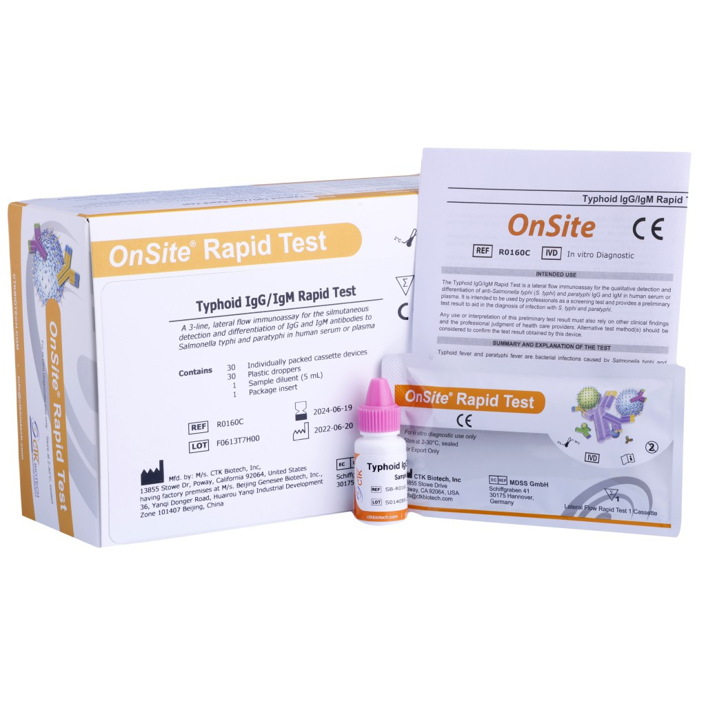 Trustline Typhoid IgG/IgM Rapid Test